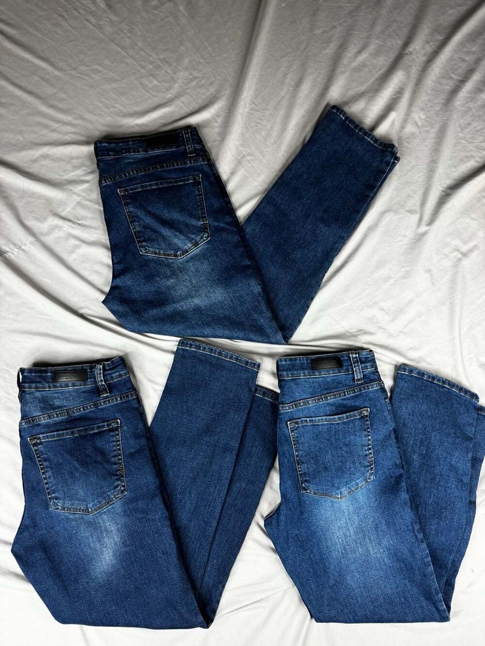 Kenneth Cole Straight Fit Jeans Size Blue Denim lot of 3